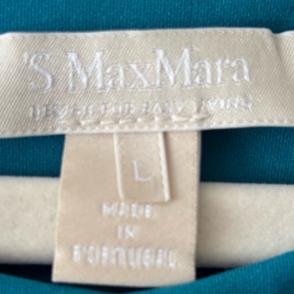 MaxMara Blue‎ Sleeveless Halter Sheath Dress - Picture 2 of 5